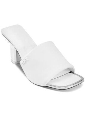 DKNY Women's Footwear Kelley Peep Toe Mule White Size 6 NEW